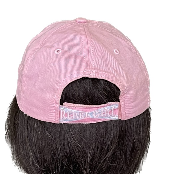 Southern Girl Rebel Pink Butterfly Velcro Back Cap - Picture 4 of 9